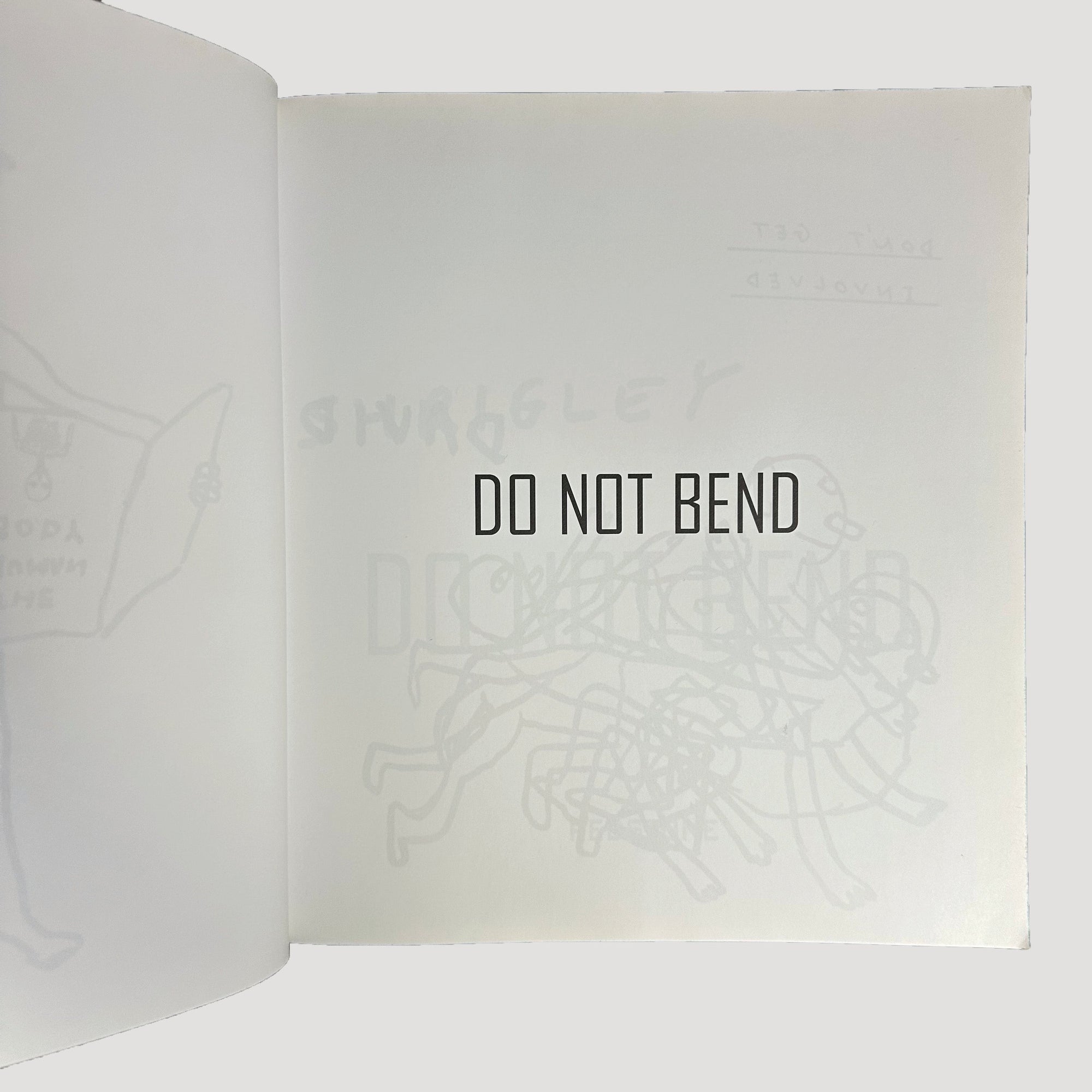2001 David Shrigley Do Not Bend Uk 1st Edition