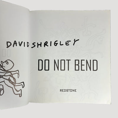 2001 David Shrigley Do Not Bend Uk 1st Edition