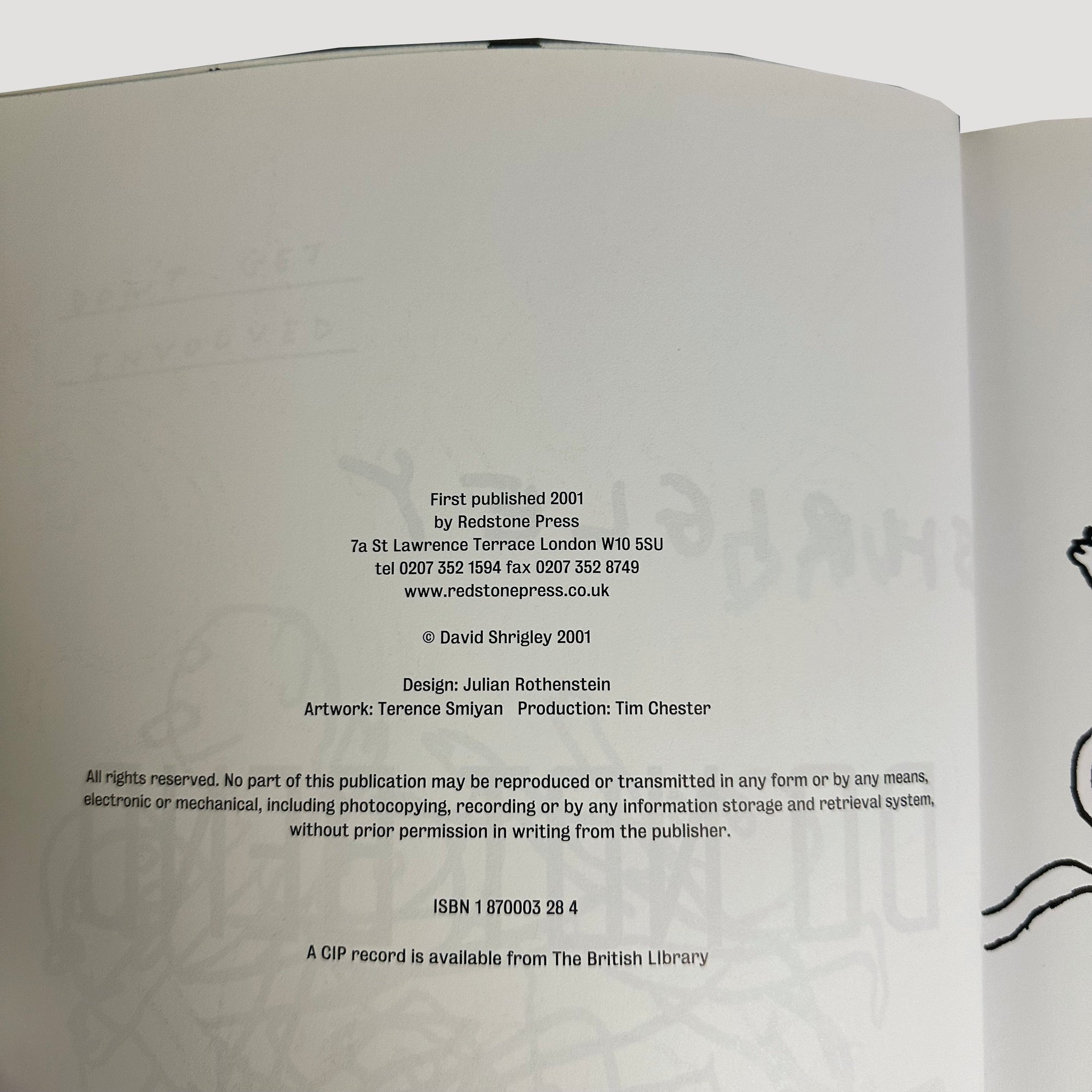 2001 David Shrigley Do Not Bend Uk 1st Edition