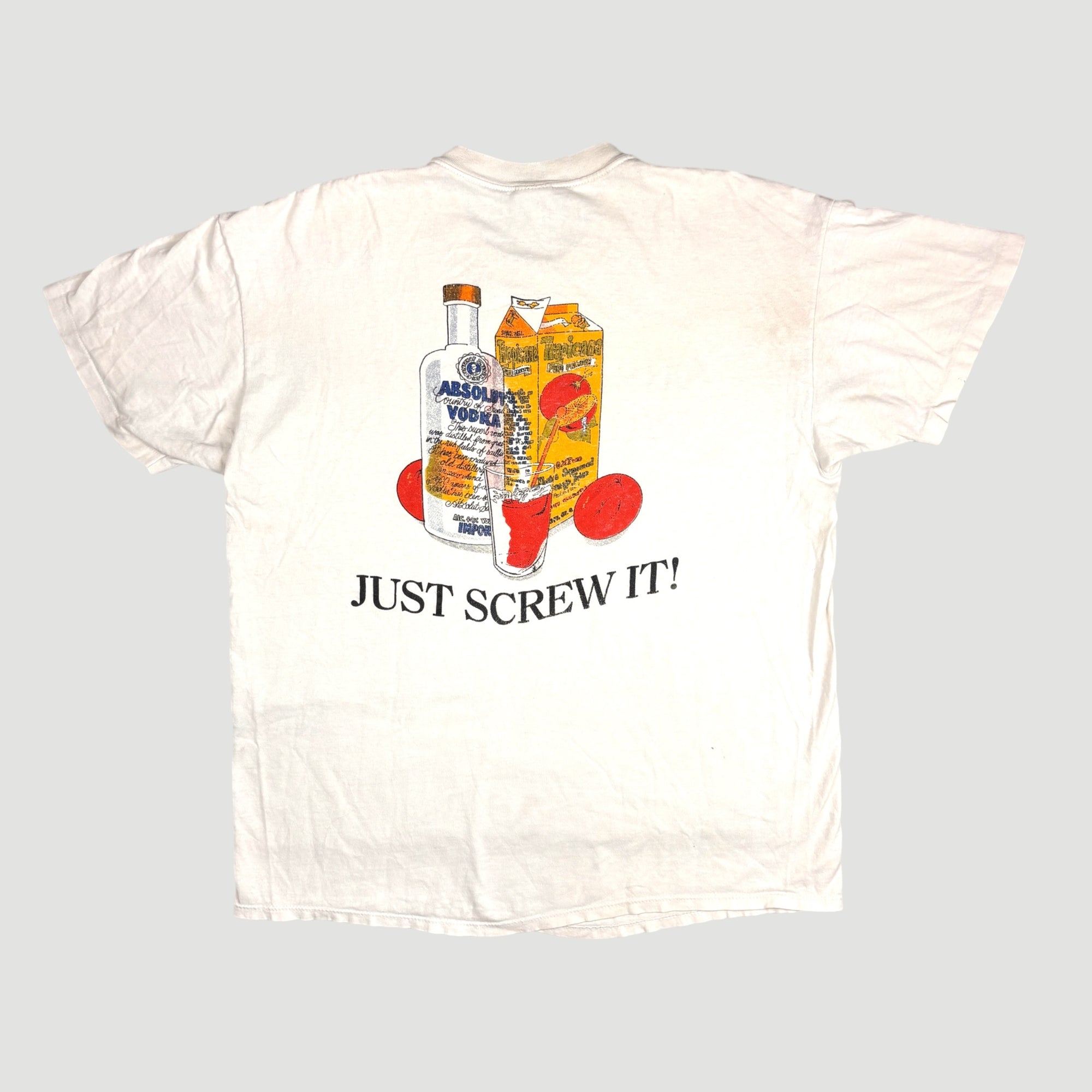 90's Absolutley Screwed Absolut T-Shirt