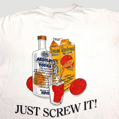 90's Absolutley Screwed Absolut T-Shirt