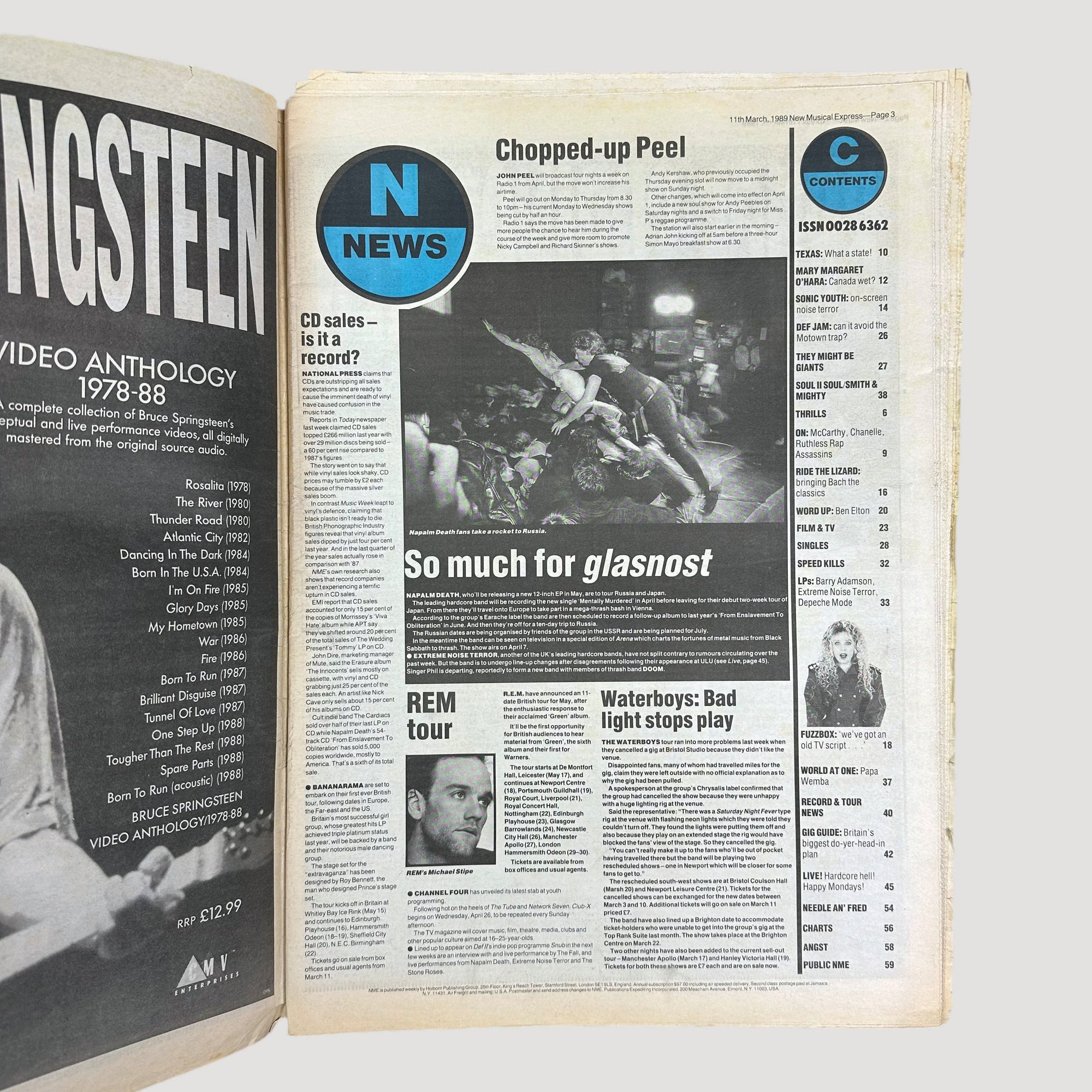 1989 NME Sonic Youth Issue