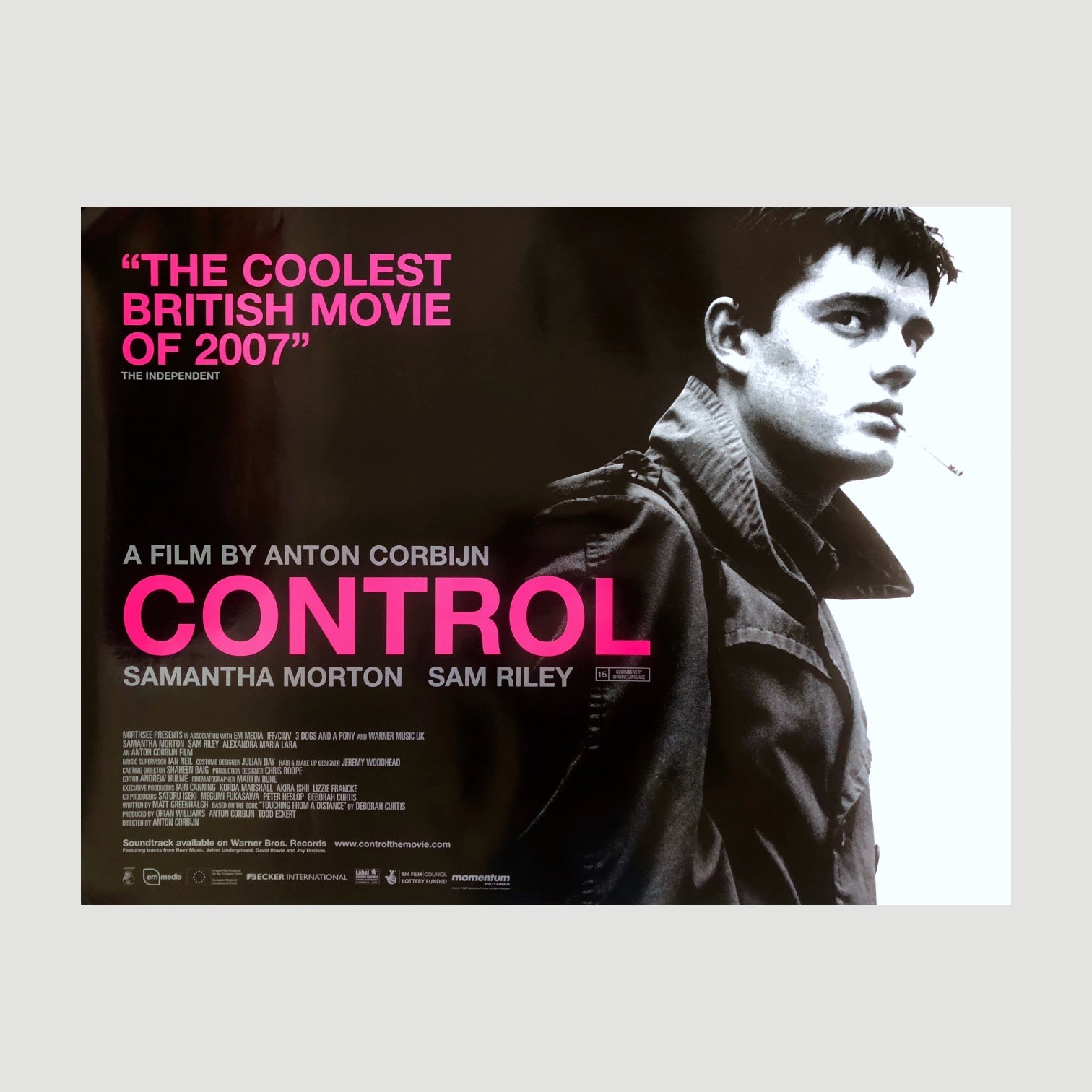 2007 Control UK Quad Poster