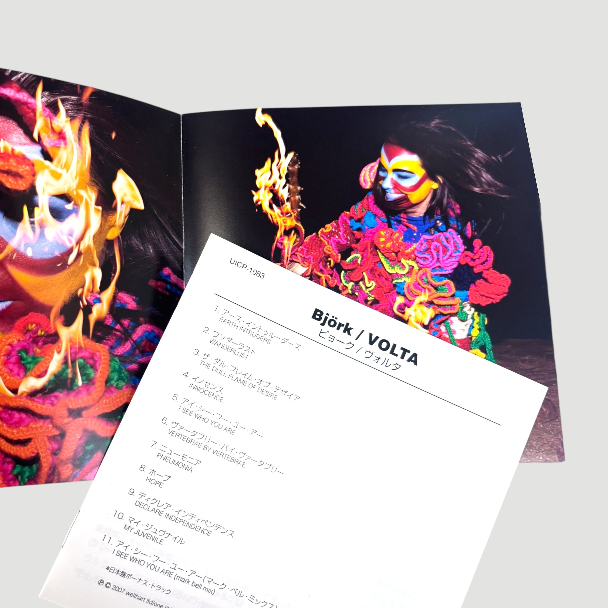 2007 Bjork Volta Japanese CD