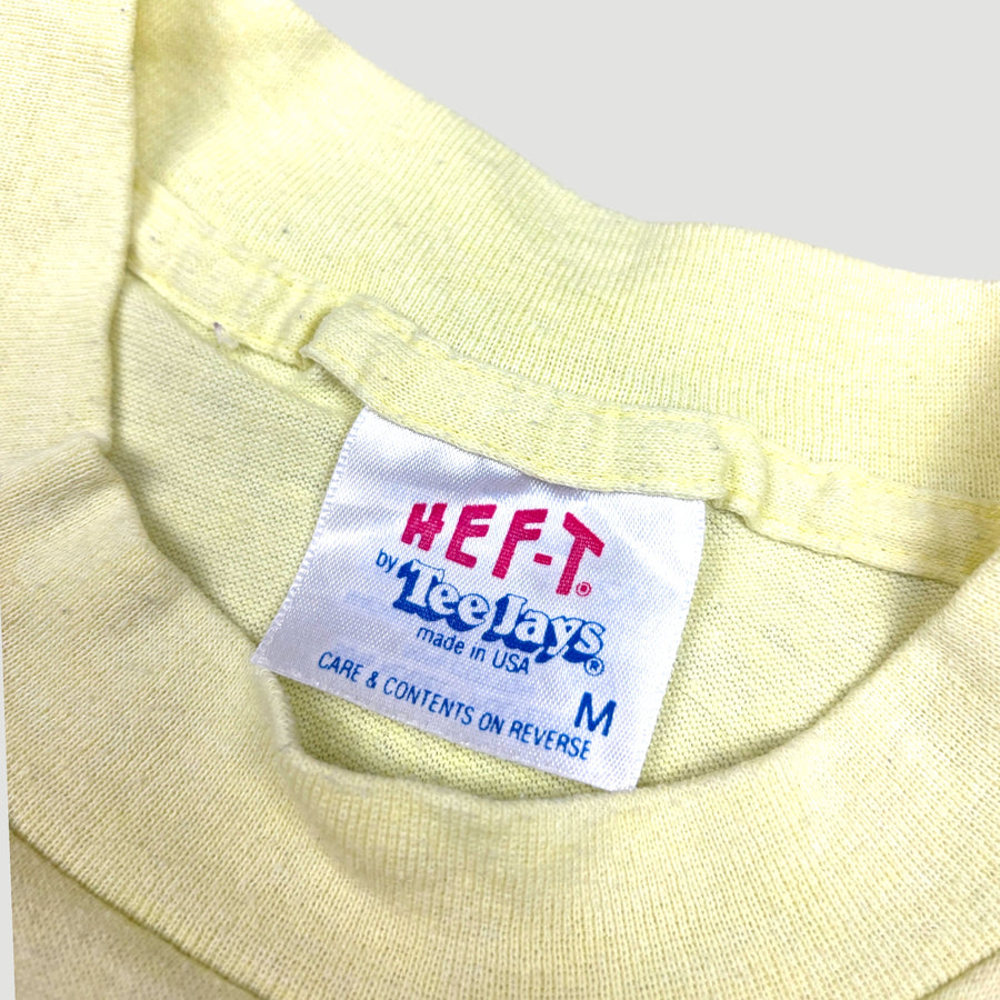 80's Basic Yellow Teejays T-Shirt