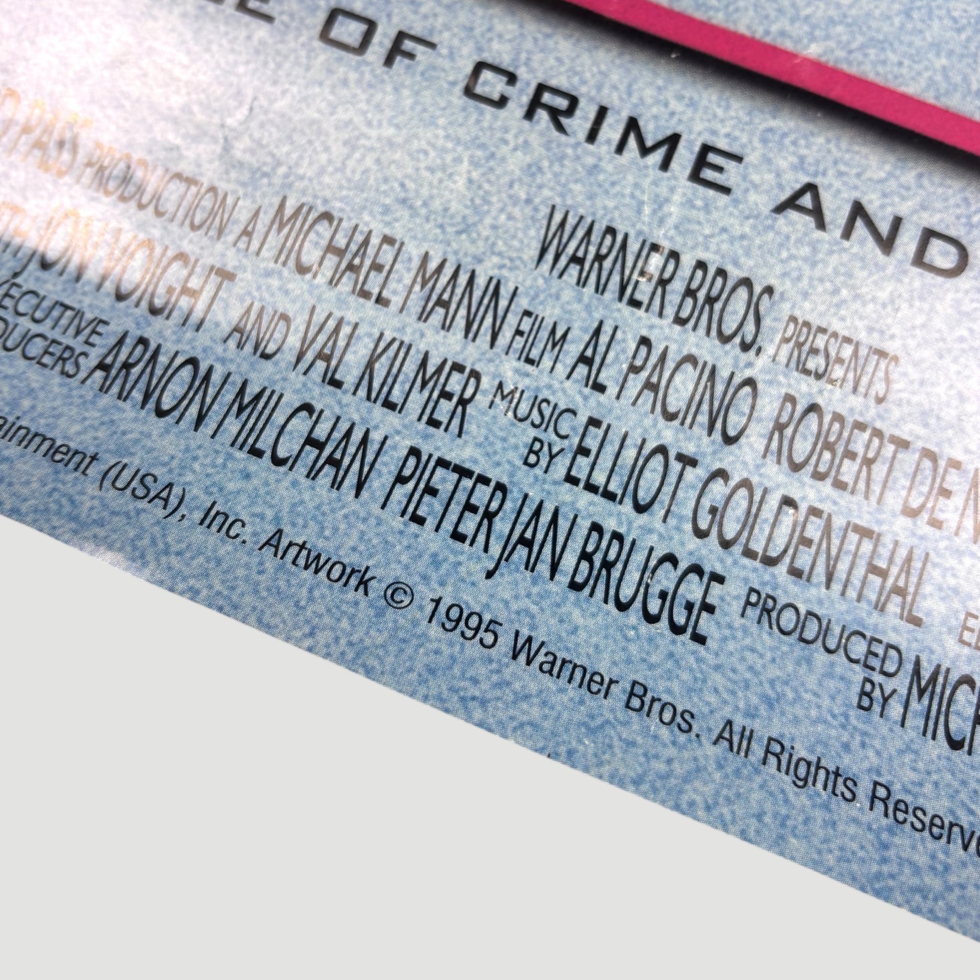 1995 Heat UK Pre-Cert Lobby Poster