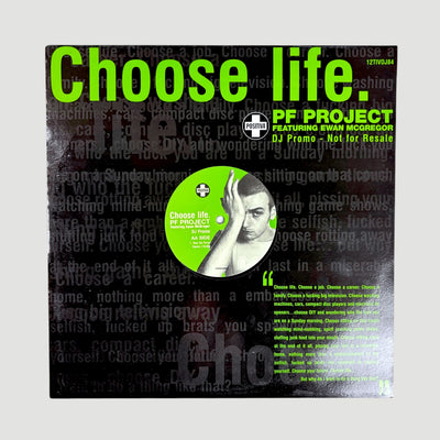 1997 PF Project Featuring Ewan McGregor Choose Life UK 12" Single