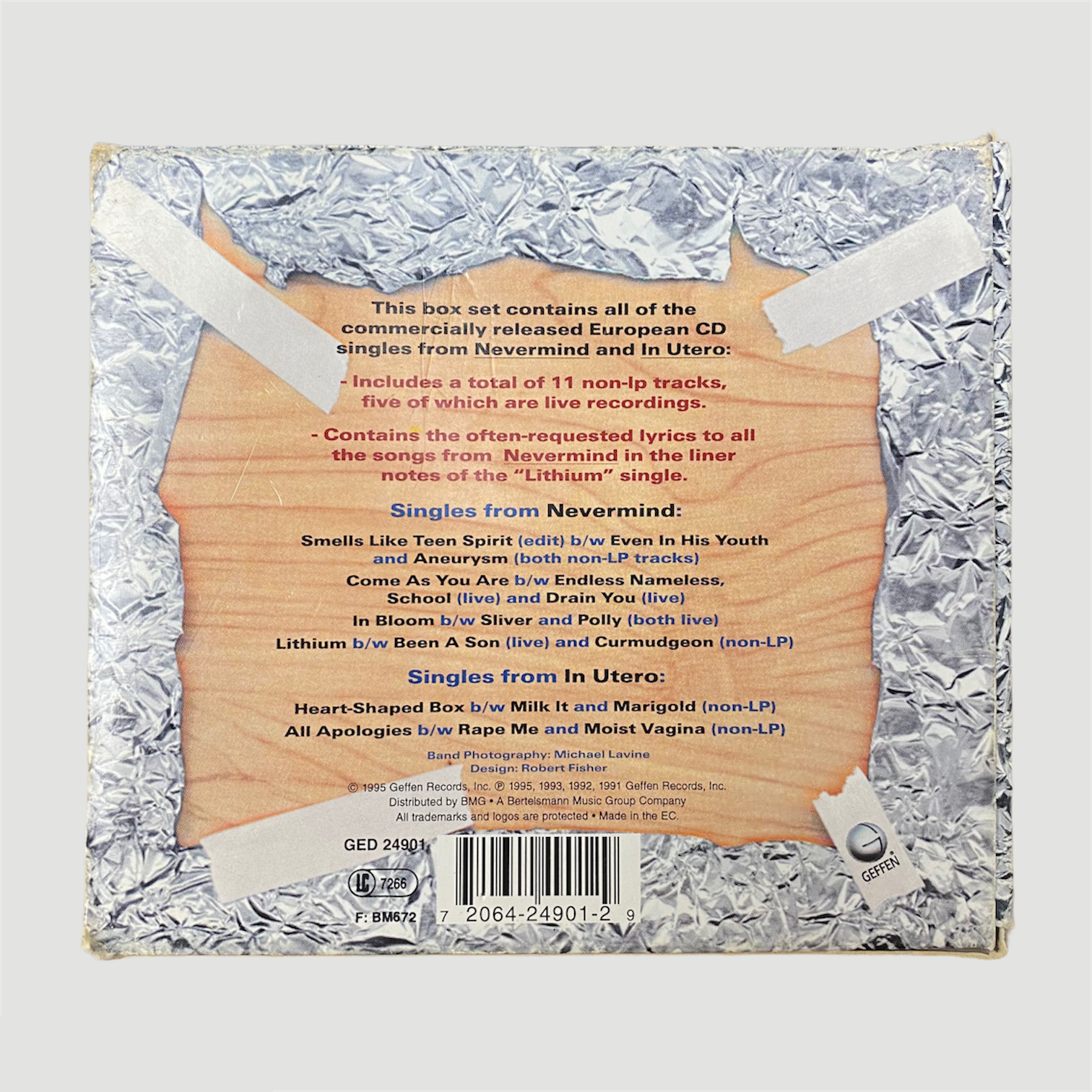 1995 Nirvana Singles 6CD Boxset