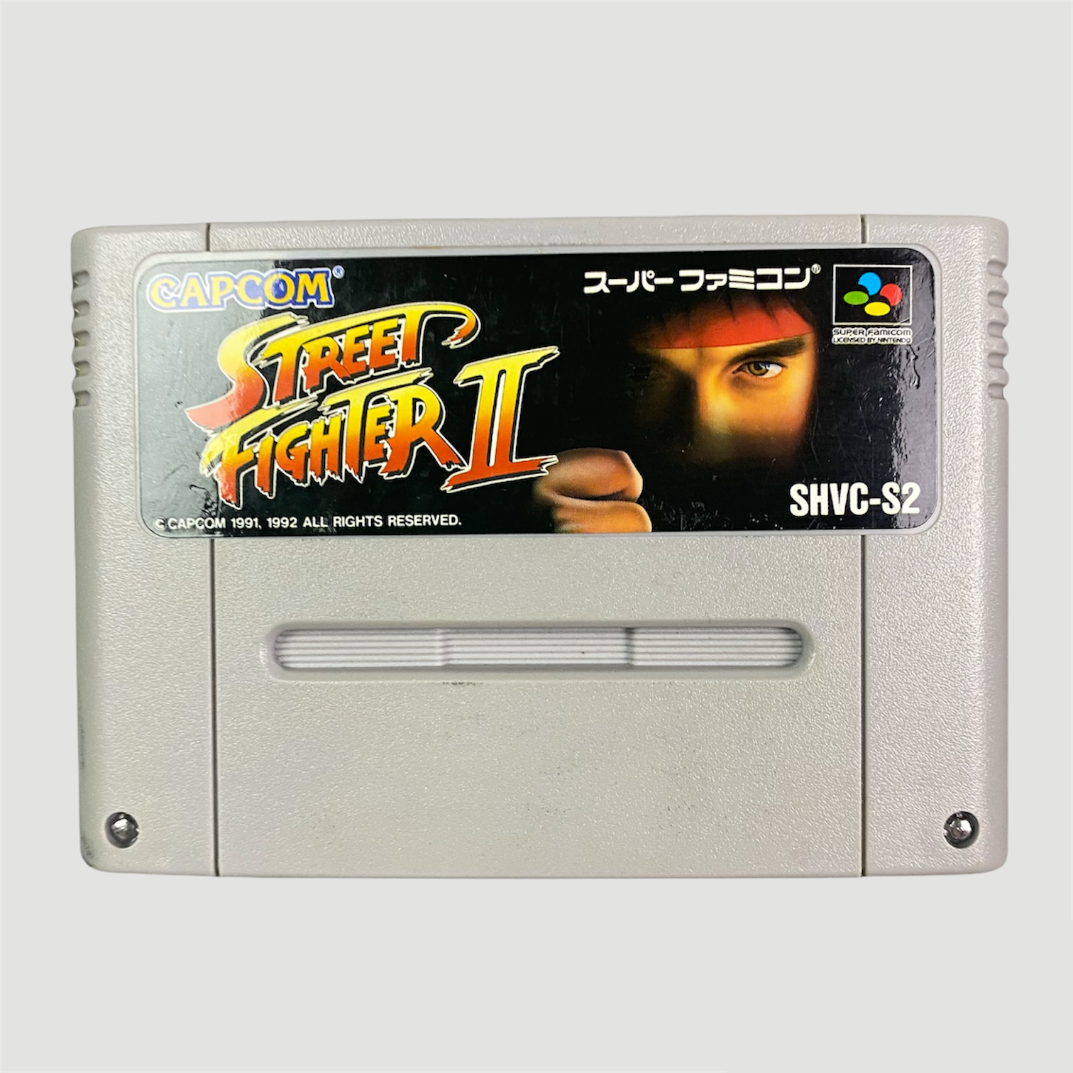 1992 Capcom Street Fighter II Super Famicom Game