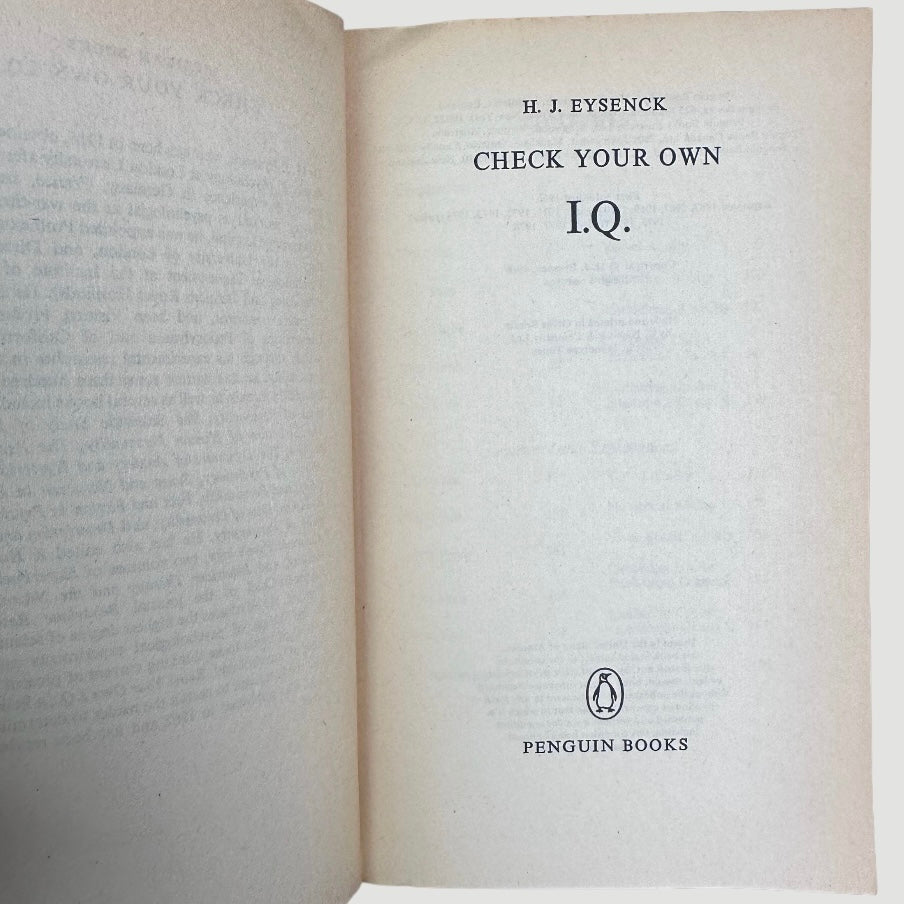 70's Check Your Own I.Q. Pelican