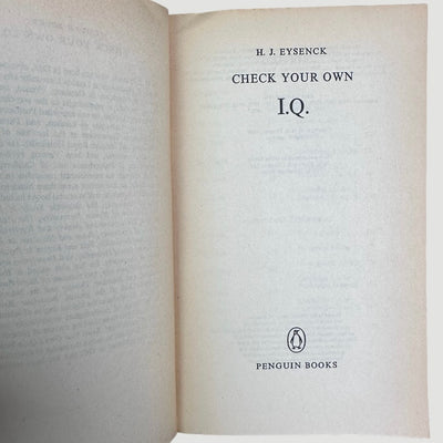 70's Check Your Own I.Q. Pelican