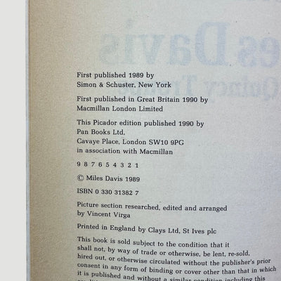 1989 Miles The Autobiography