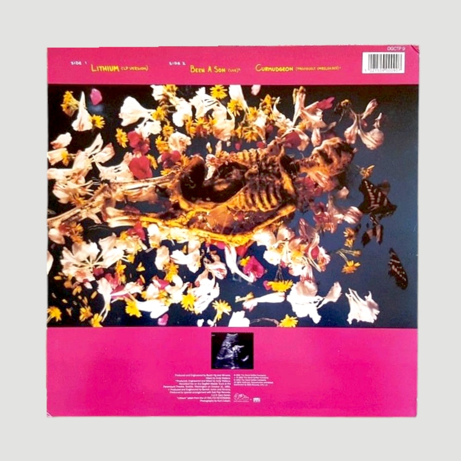 1992 Nirvana Lithium UK 12" Picture Disc Single