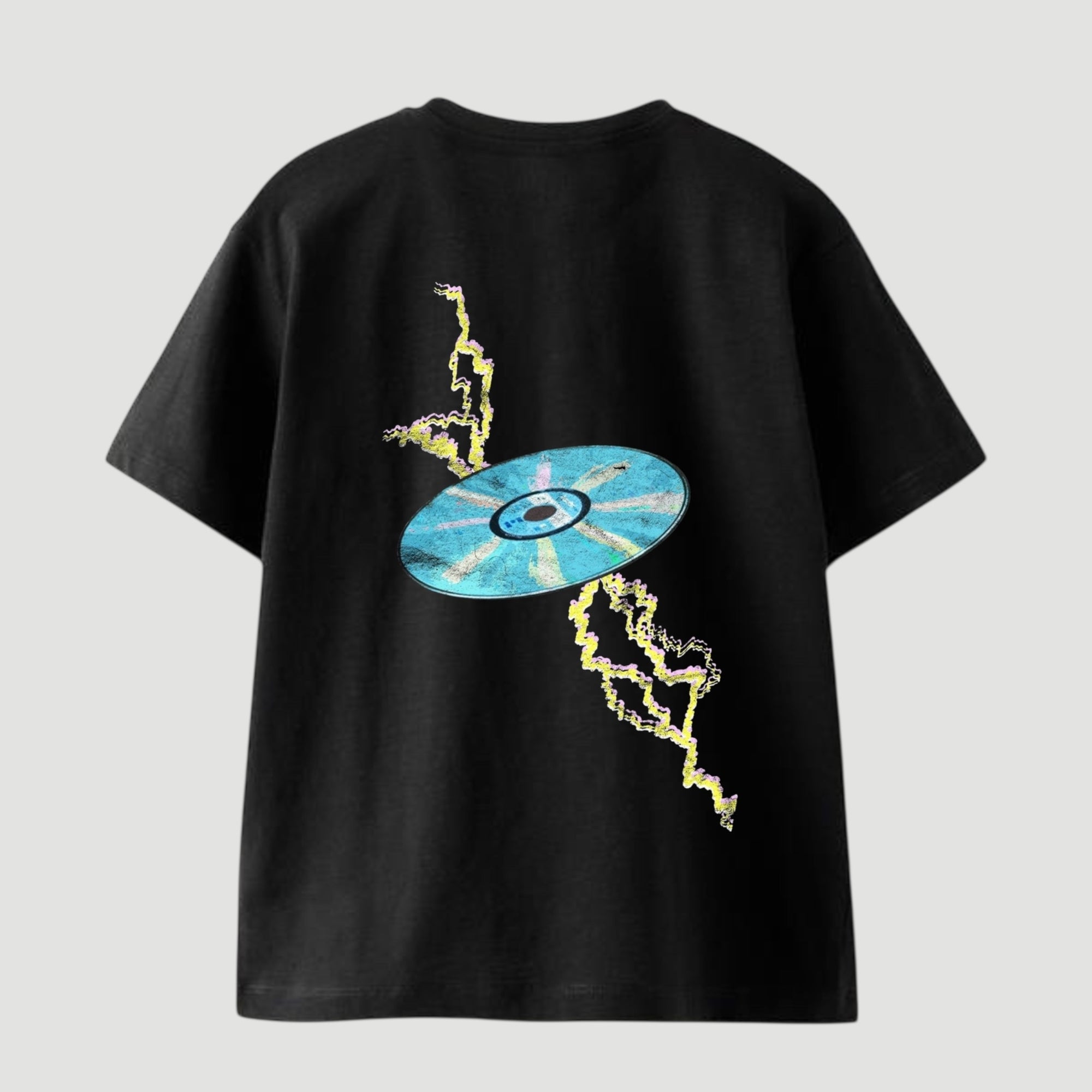 Soulwax x UG All Systems Laserdisc T-Shirt Black