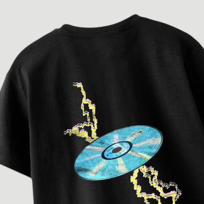 Soulwax x UG All Systems Laserdisc T-Shirt Black