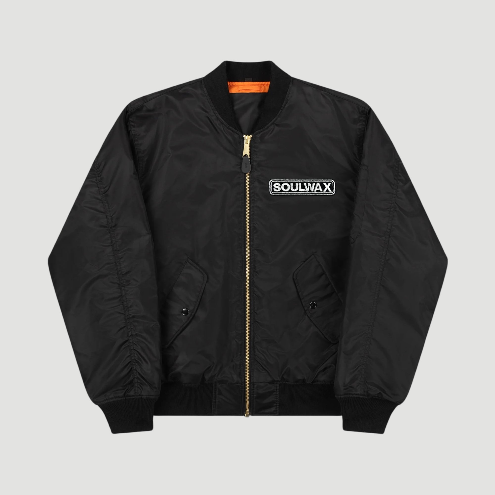 Soulwax x UG All Systems MA1 Bomber Jacket Black