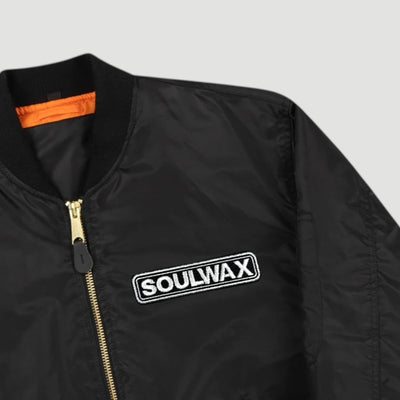 Soulwax x UG All Systems MA1 Bomber Jacket Black