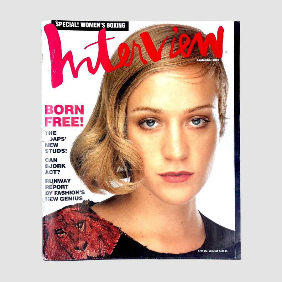 2000 Interview Magazine Chloe Sevingy Cover Issue