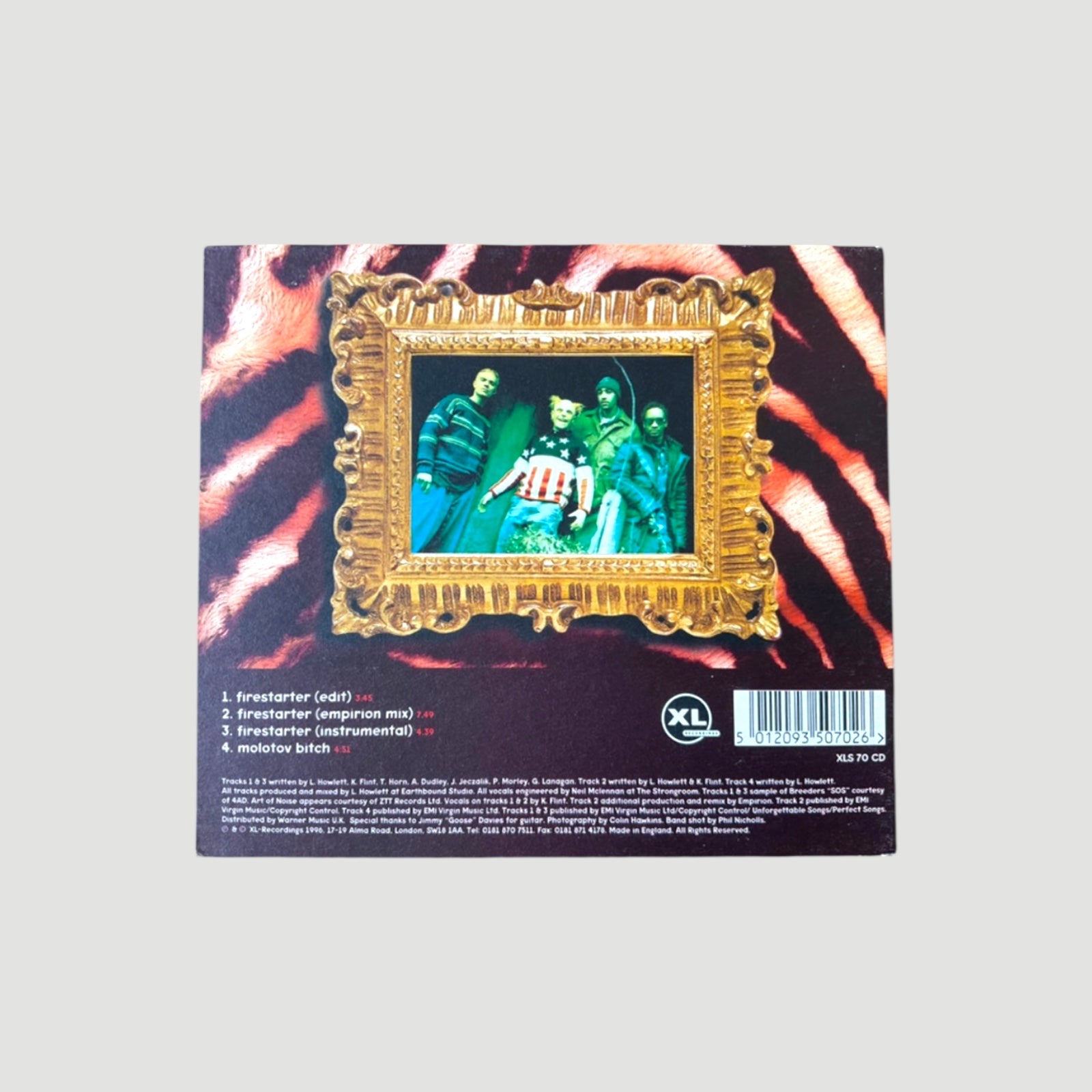 1996 The Prodigy Firestarter UK CD Single