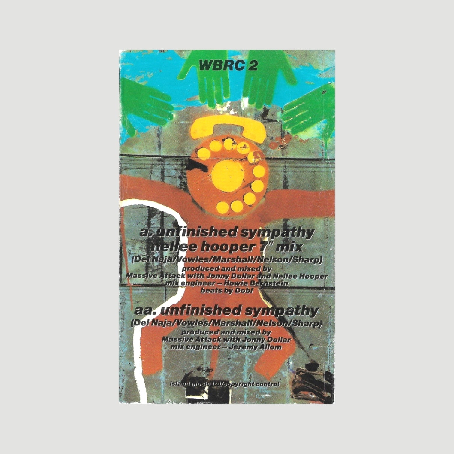 1991 Massive Attack Unfinished Sympathy UK Cassette Single