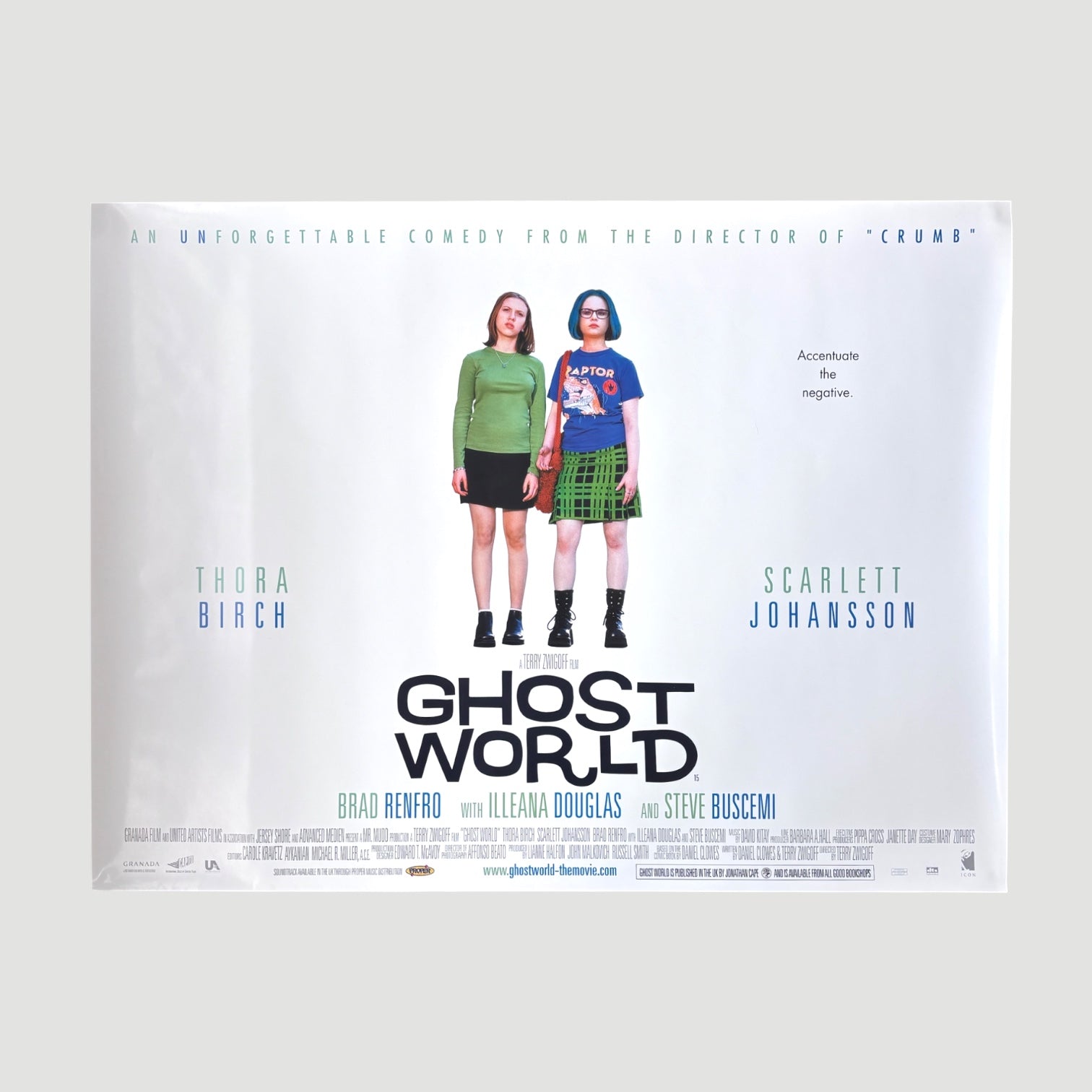 2001 Ghost World UK Quad Poster