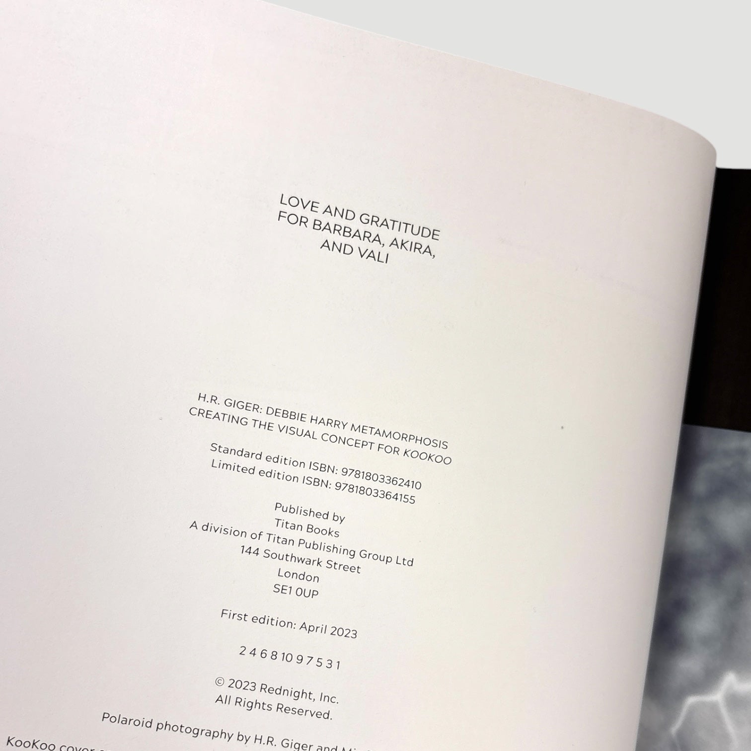 2023 H.R. Giger: Debbie Harry Metamorphosis