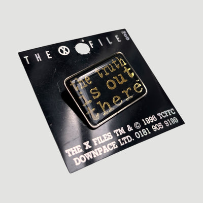 1996 The X Files The Truth is Out There Pinbadge