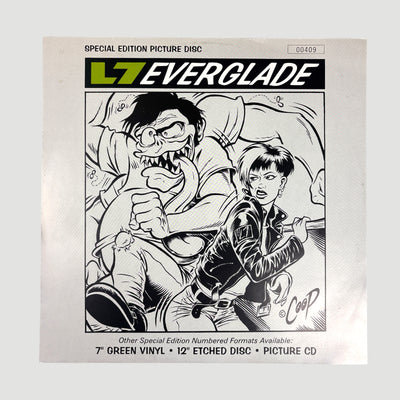 1992 L7 Everglade UK Limited Edition Picturedisc Single