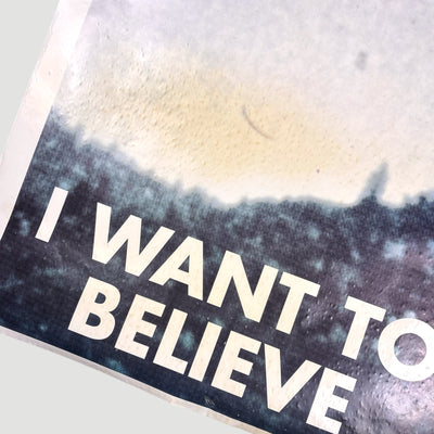Mid 90's The X-Files I Want to Believe Poster