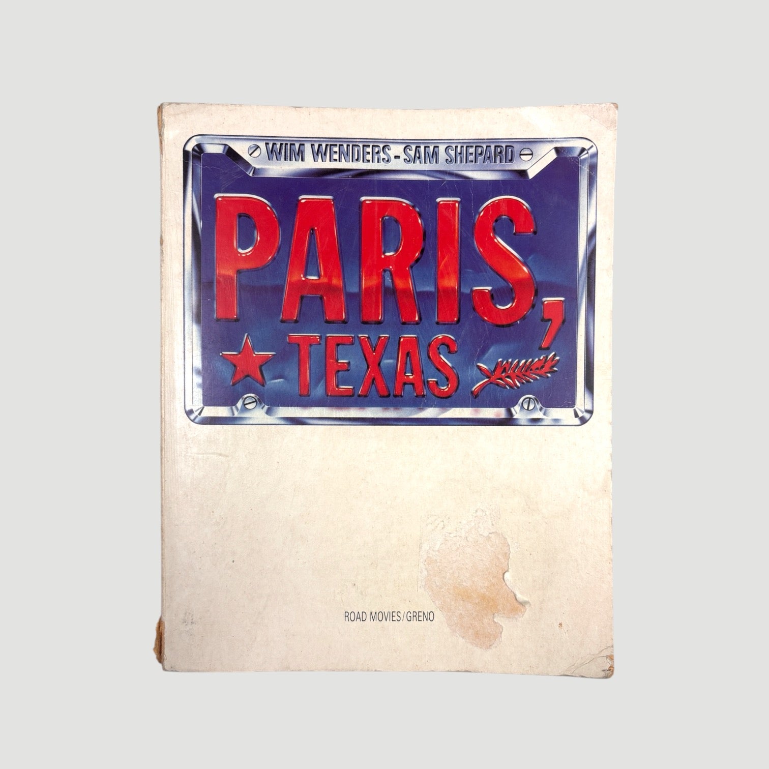 1984 Wim Wenders Paris, Texas US 1st Edition