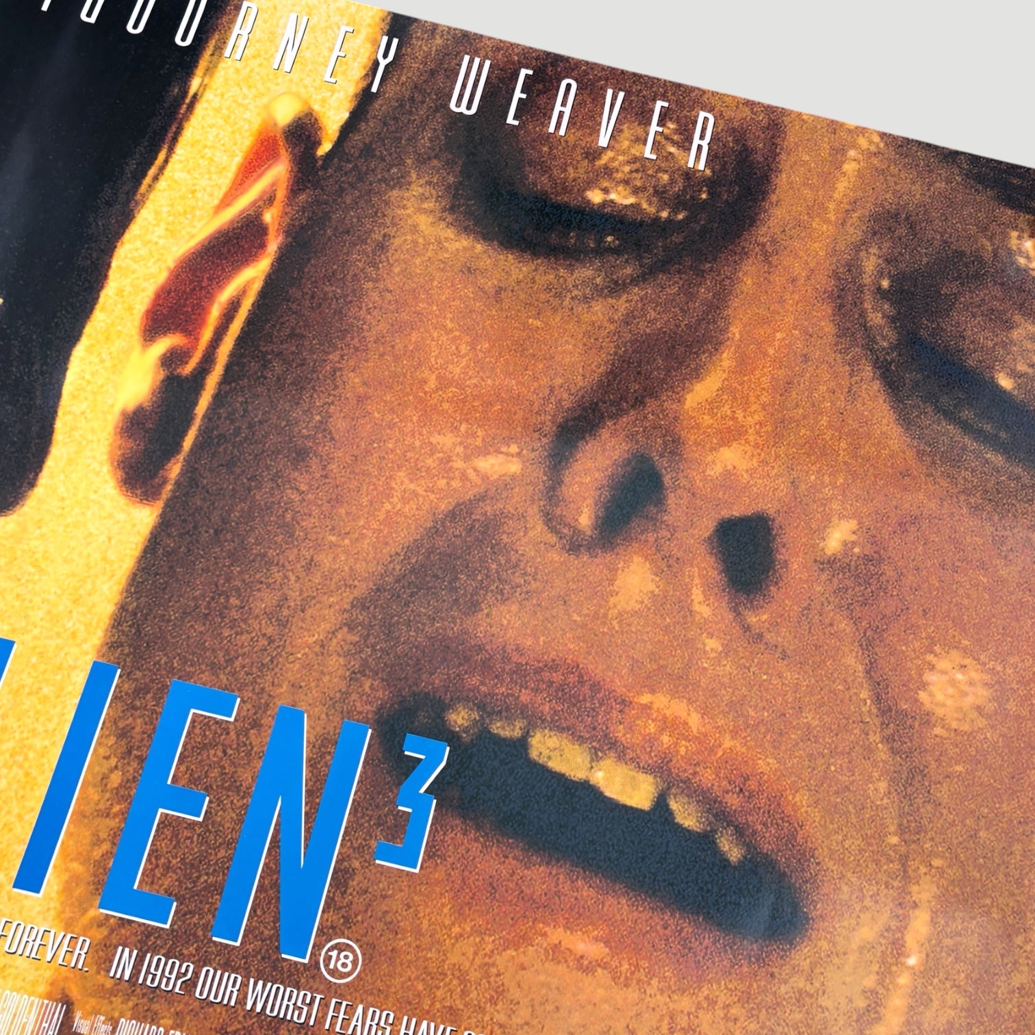 1992 Alien 3 UK Quad Poster