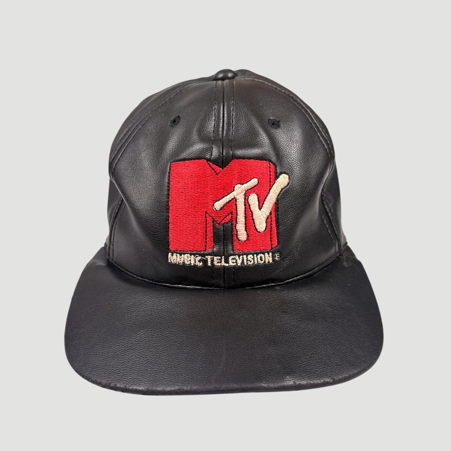 90's MTV Leather Cap