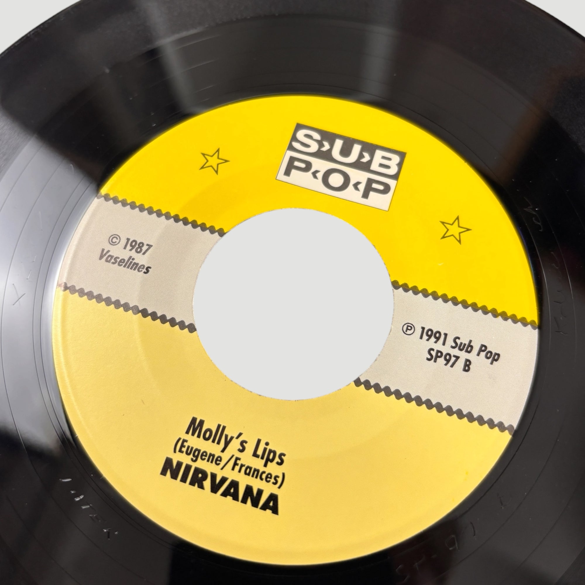 1991 Nirvana Molly's Lips / Fluid Candy Split UK 7" Single