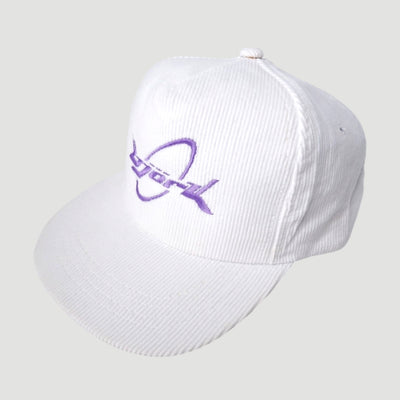 Mid 90's Björk White Corduroy Snapback Cap