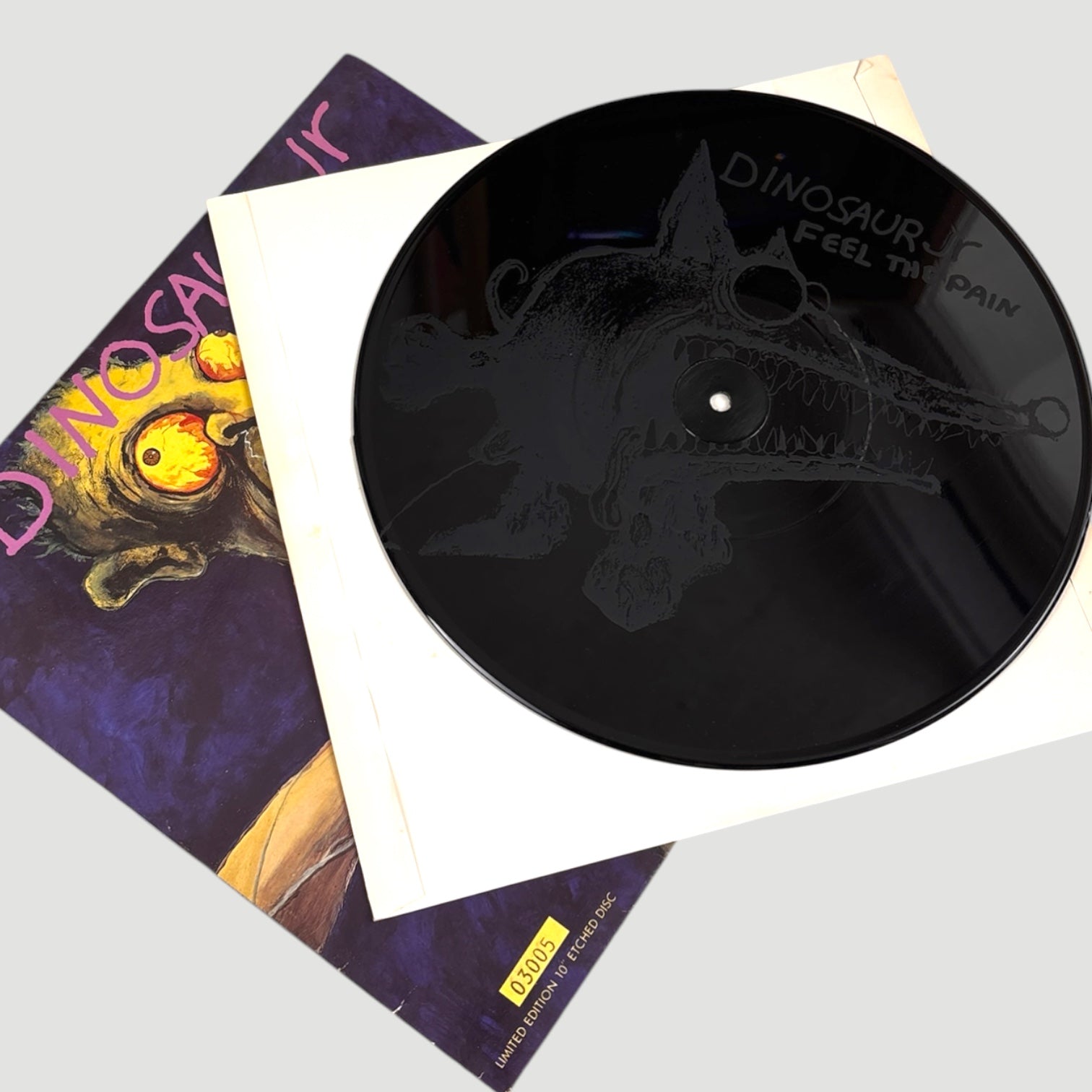 1994 Dinosaur Jr. Feel the Pain UK Numbered Etched 10" Single