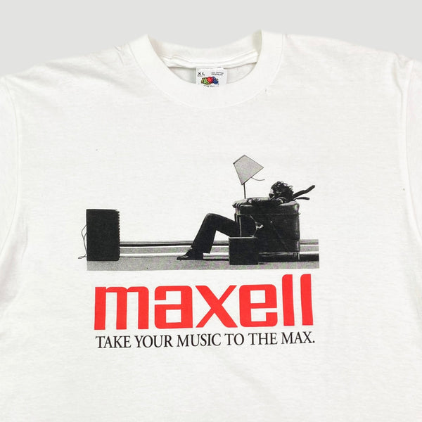 トップス maxell TAKE YOUR MUSIC TO THE MAX. Tee Unified Goods