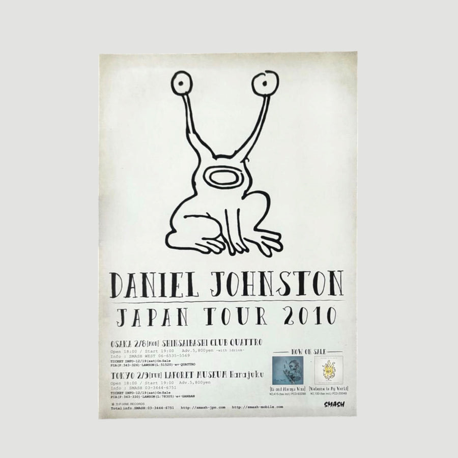 2010 Daniel Johnston Japanese Tour Flyer