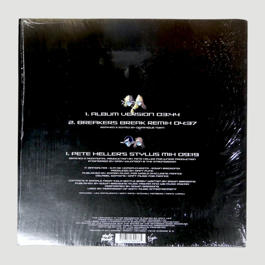 2001 Daft Punk Harder Faster Stronger UK 12" Single