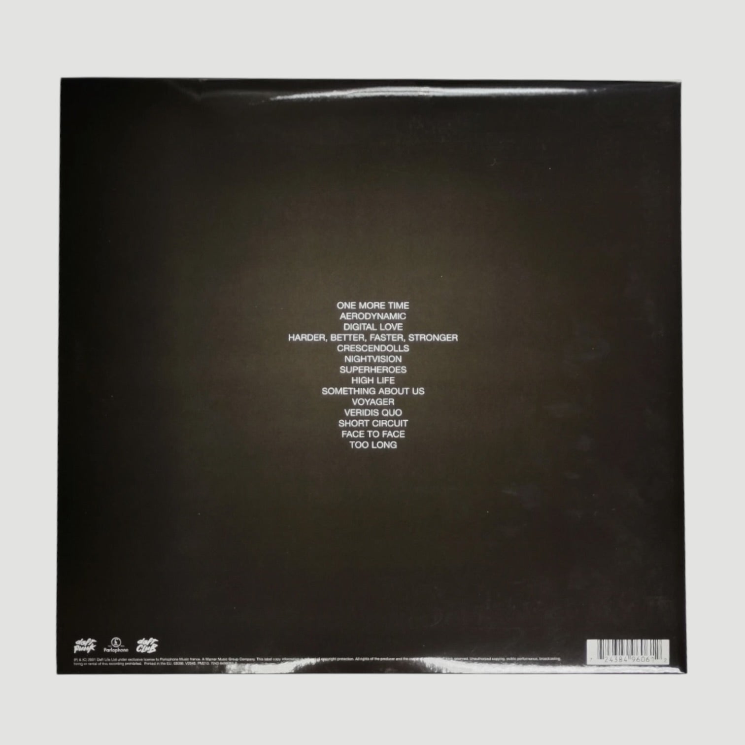 2001 Daft Punk Discovery UK 1st Press LP + Daft Clubcard