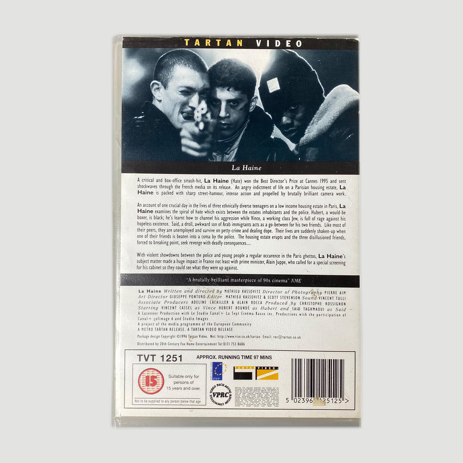 1996 La Haine UK VHS