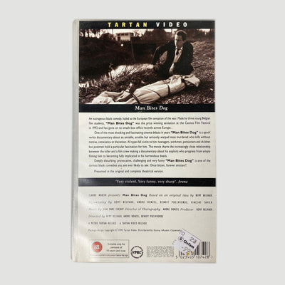 90’s Man Bites Dog Tartan VHS