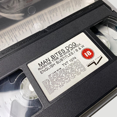 90’s Man Bites Dog Tartan VHS