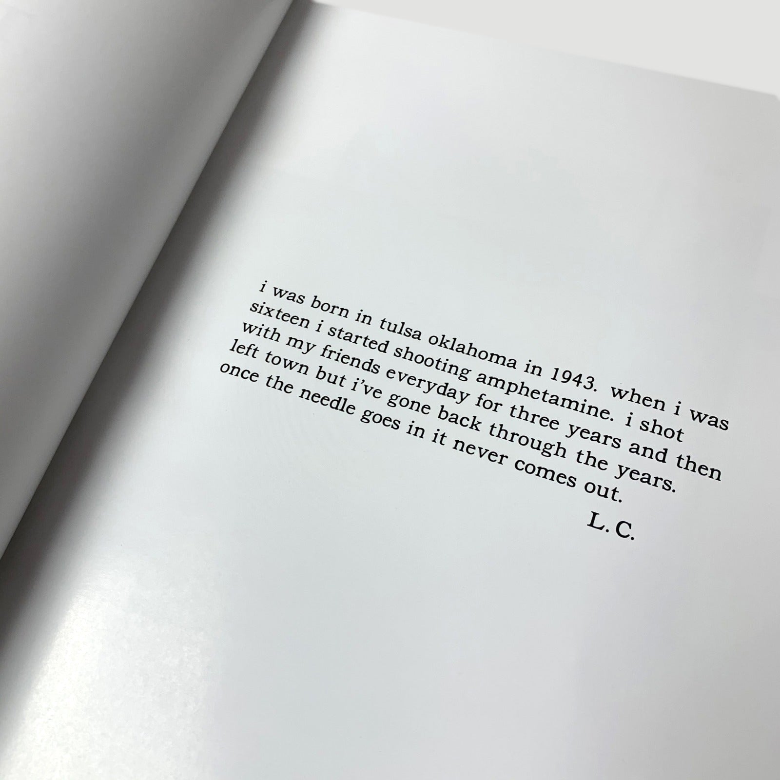 2000 Larry Clark 'Tulsa'