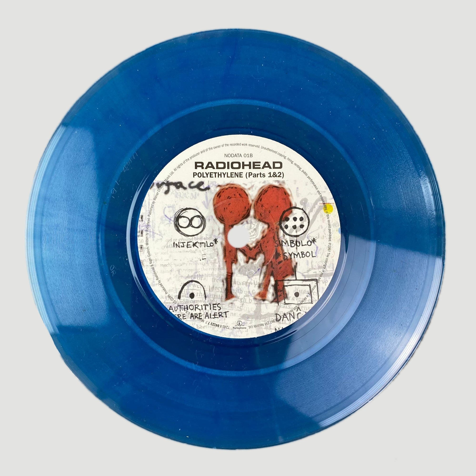 1997 Radiohead Paranoid Android 7" Single