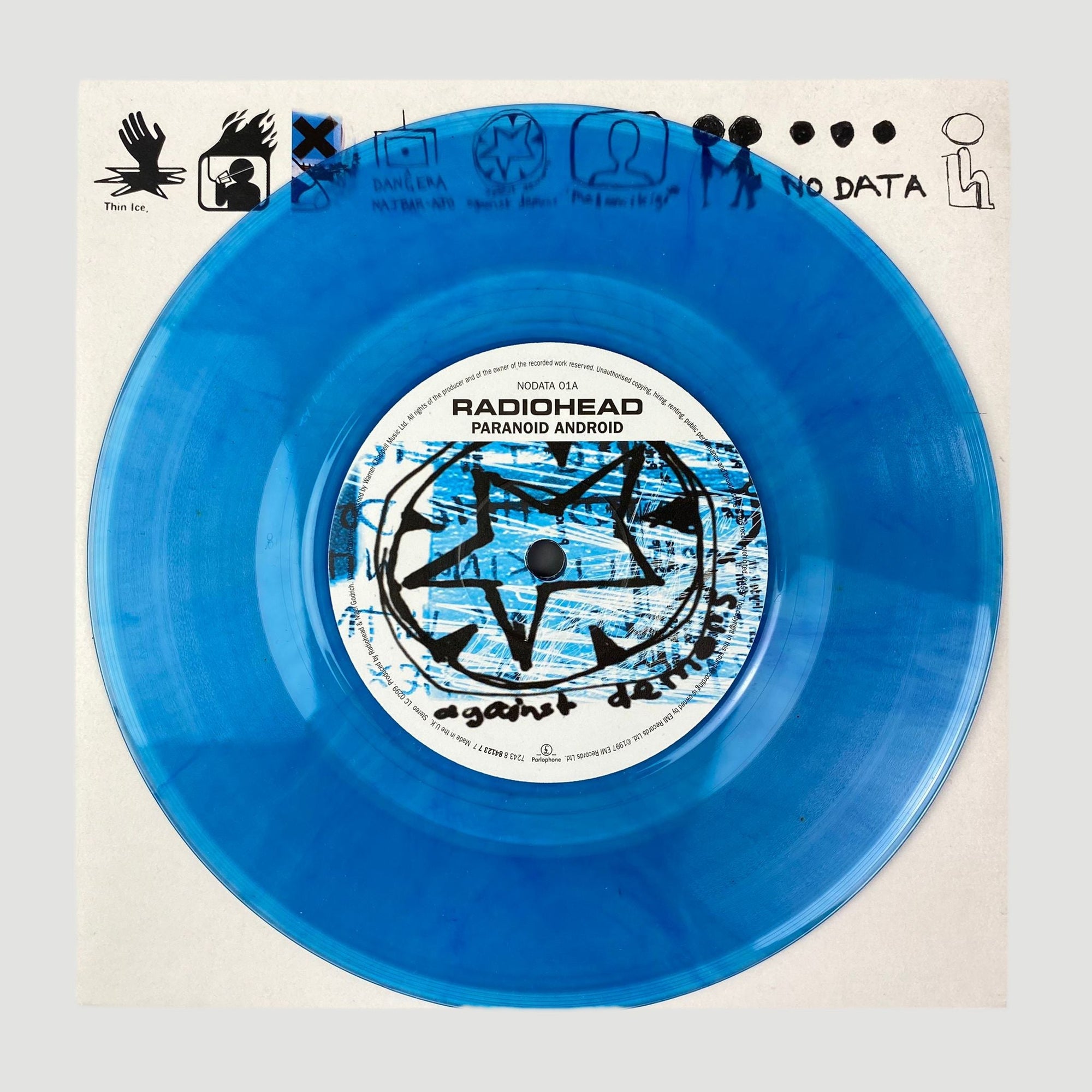 1997 Radiohead Paranoid Android 7" Single