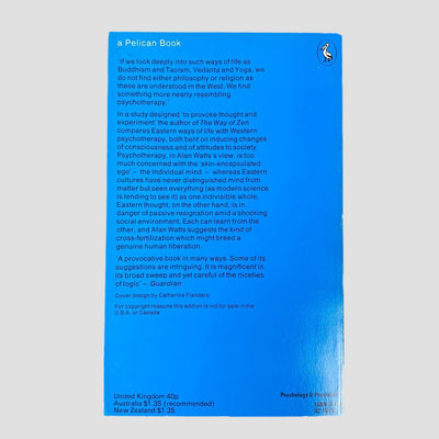 1972 Alan Watts Psychotherapy East and West Pelican