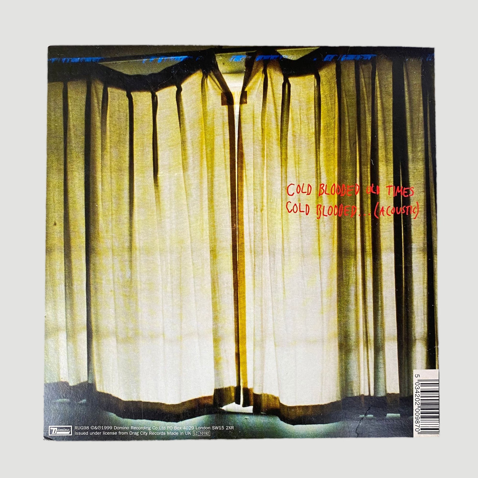 1999 Smog Cold Blooded Old Times 7" Single