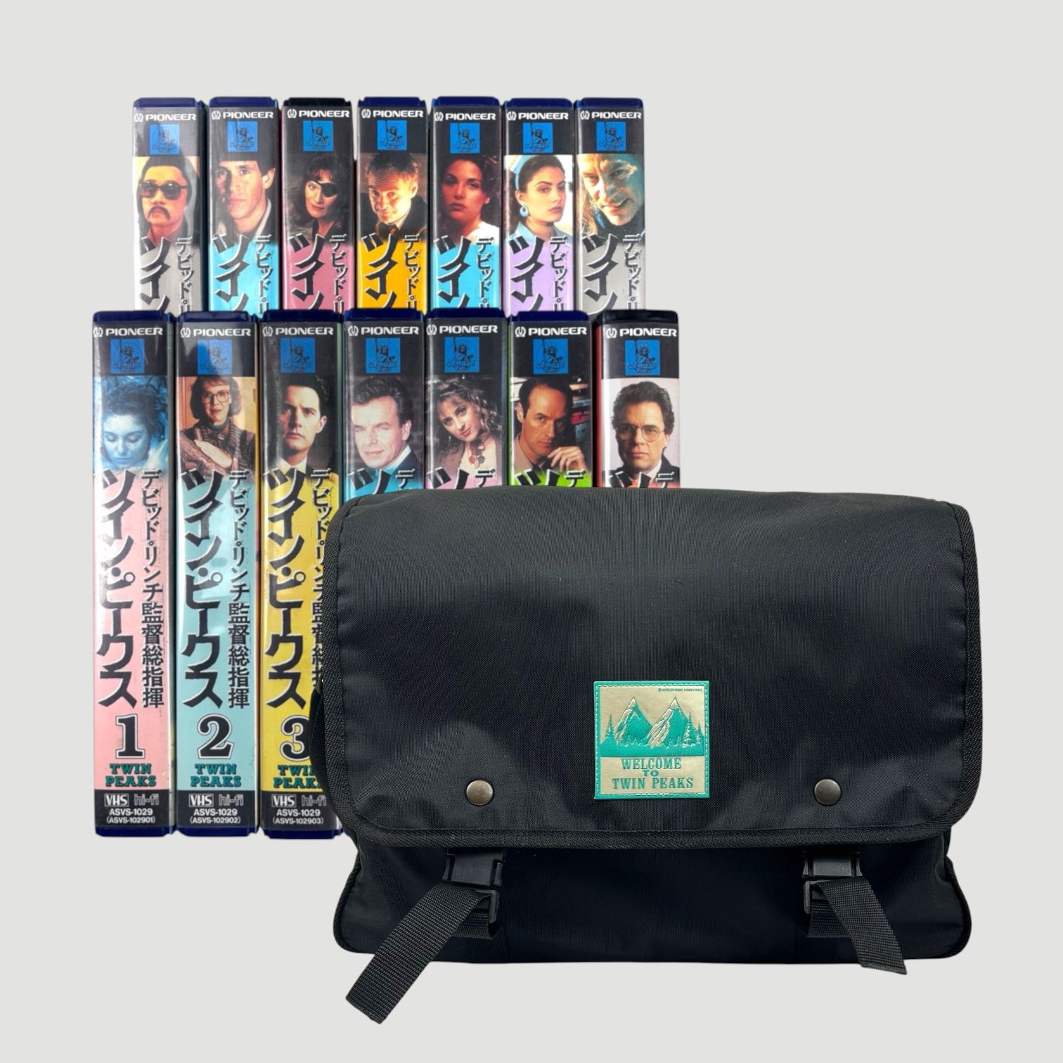 1992 Twin Peaks Japanese Season 1+2 Japanese 14 VHS Bag Collection