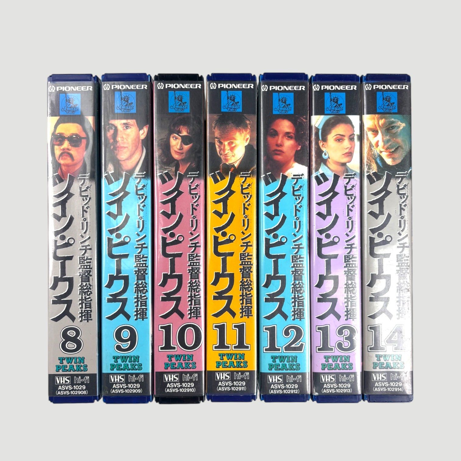 1992 Twin Peaks Japanese Season 1+2 Japanese 14 VHS Bag Collection