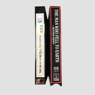 1984 The Man Who Fell To Earth NTSC VHS